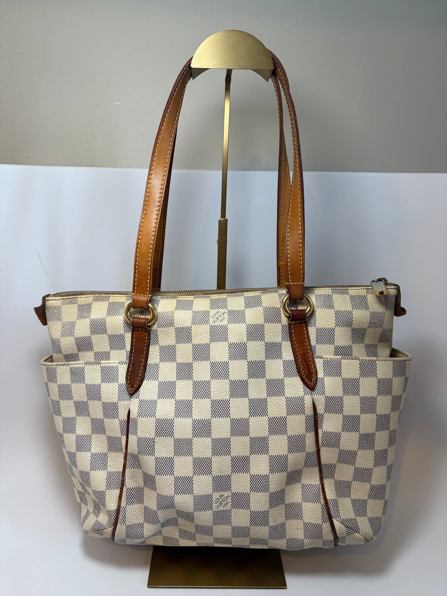 Louis Vuitton Damier Azur PM Tote with Mini Pochette Set