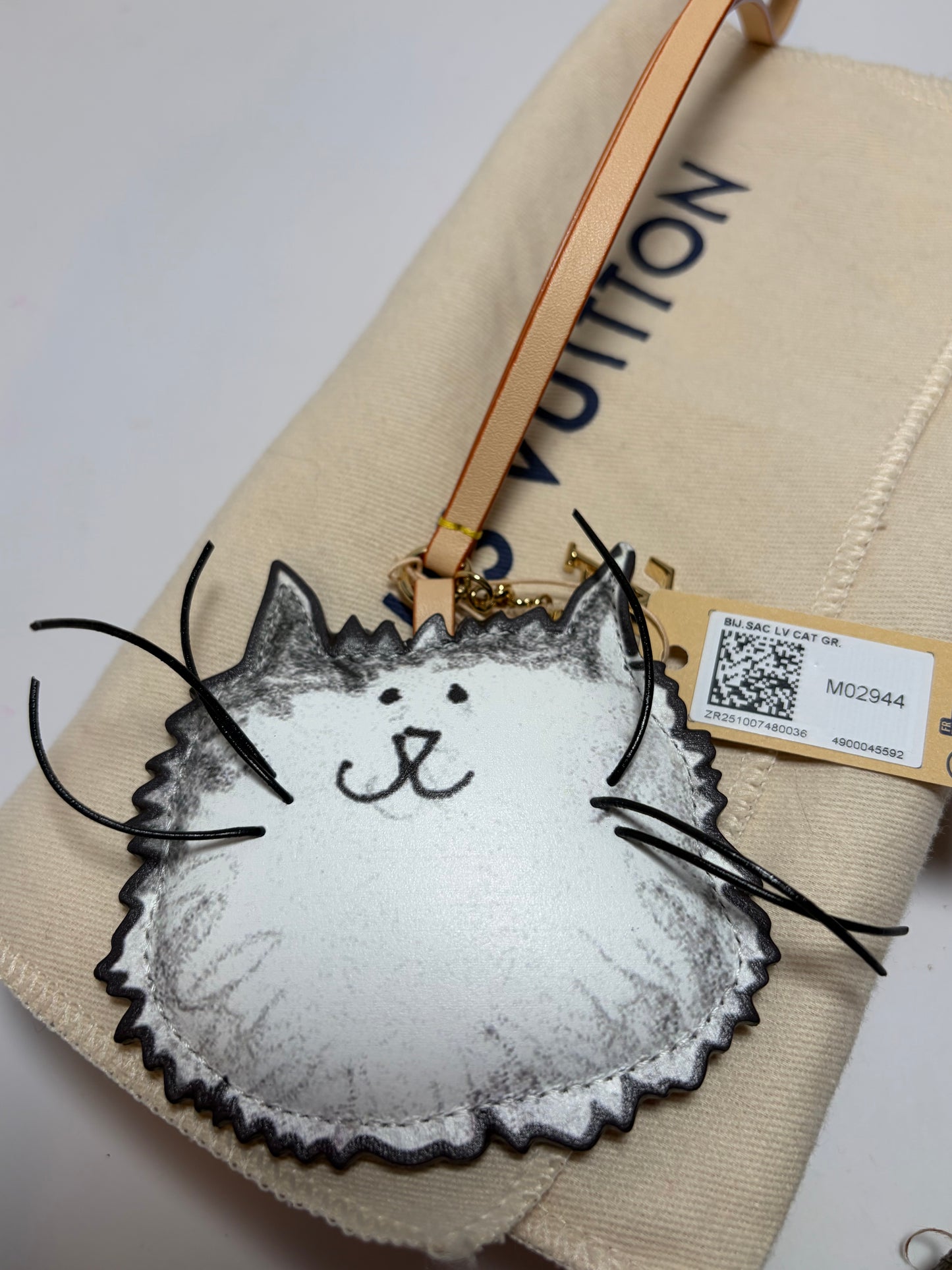 Louis Vuitton Cat Bag Charm Grace Coddington Collab NWT- Not Available Online