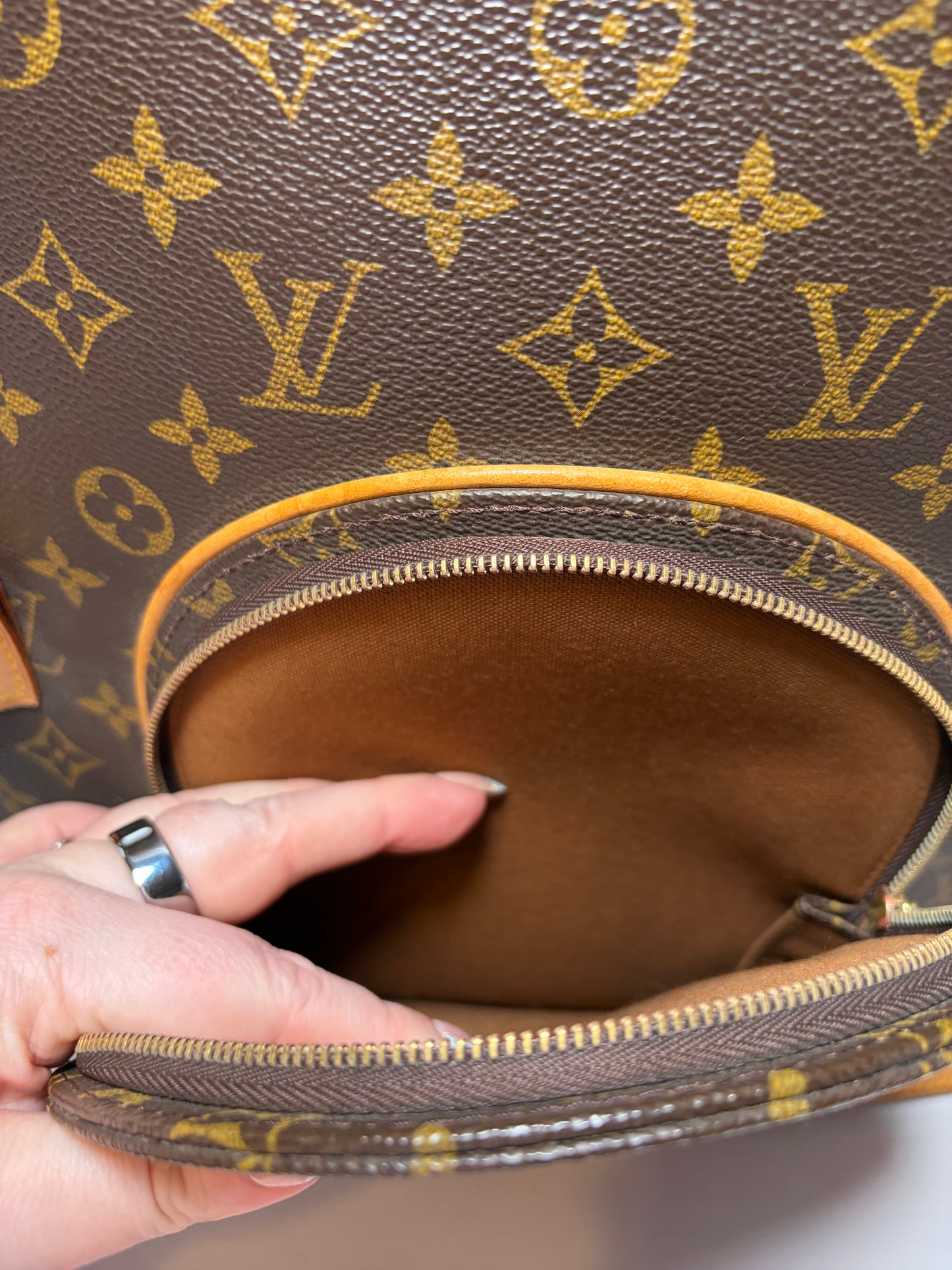 Louis Vuitton Ellipse GM Monogram Shoulder Bag, Made in France April 1998