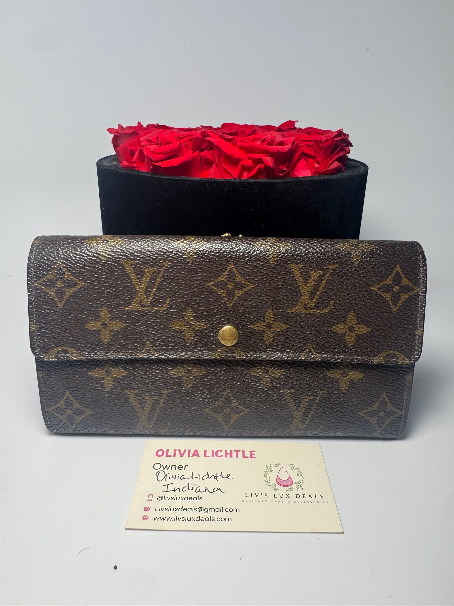 Louis Vuitton Sarah Monogram Wallet- October 1992 in France