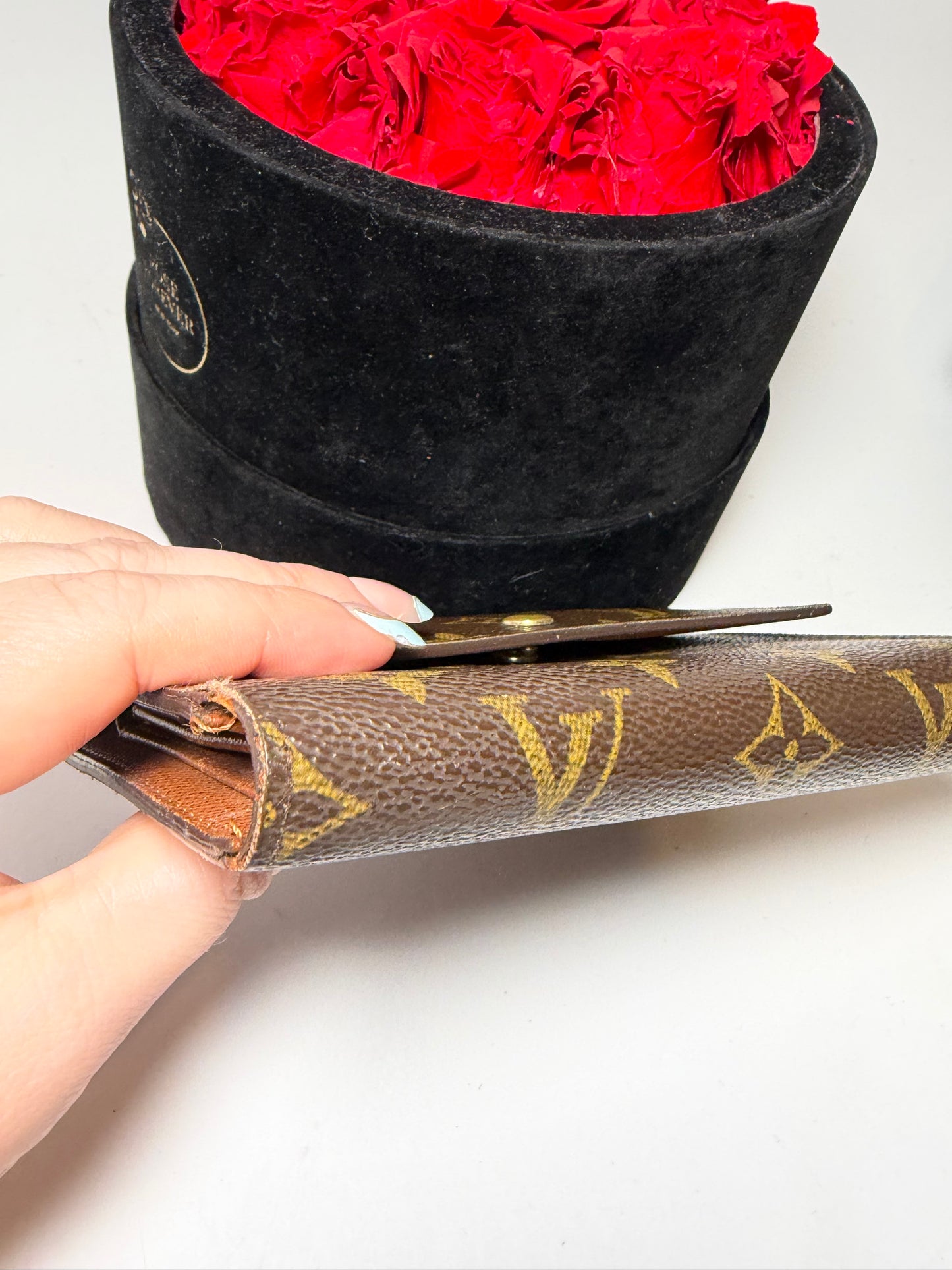 Louis Vuitton Porte Tressor Etui Papier Passport Wallet Monogram