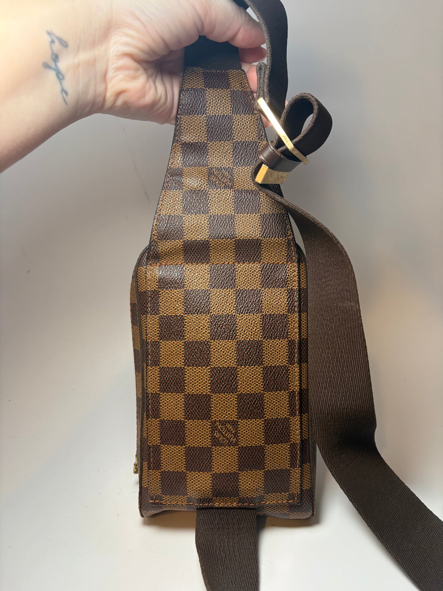 Louis Vuitton Damier Ebene Geronimo Belt Bag/Bum Bag