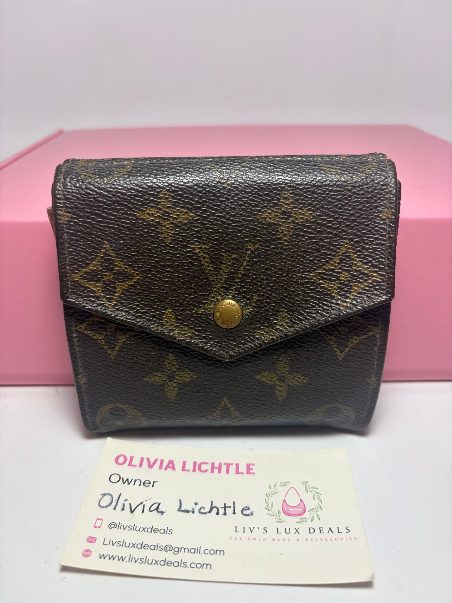 Louis Vuitton Elise Monogram Pre Date Code Wallet