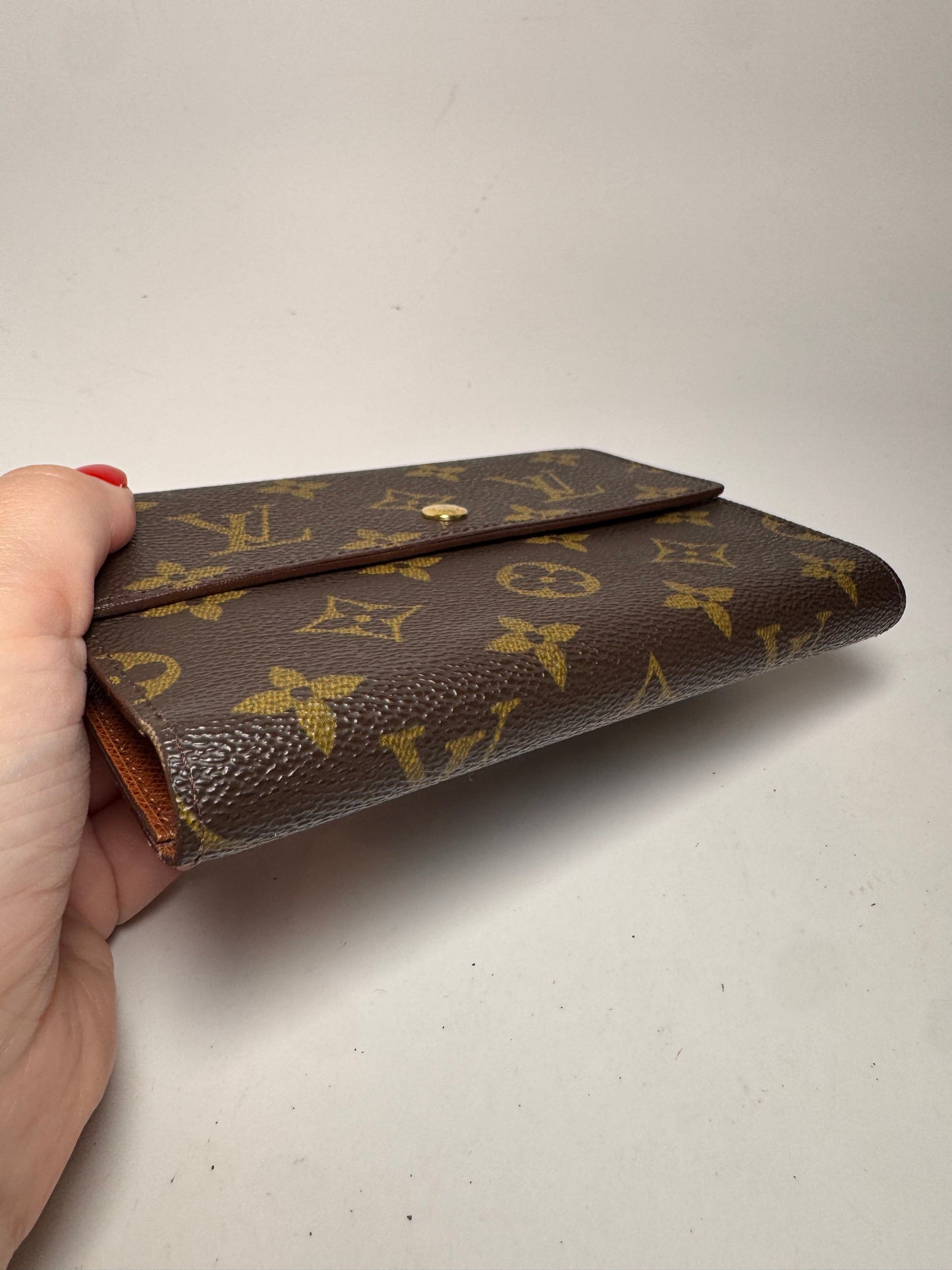 Louis Vuitton Monogram Porte Tresor Etui Papiers Wallet April 2000 in France
