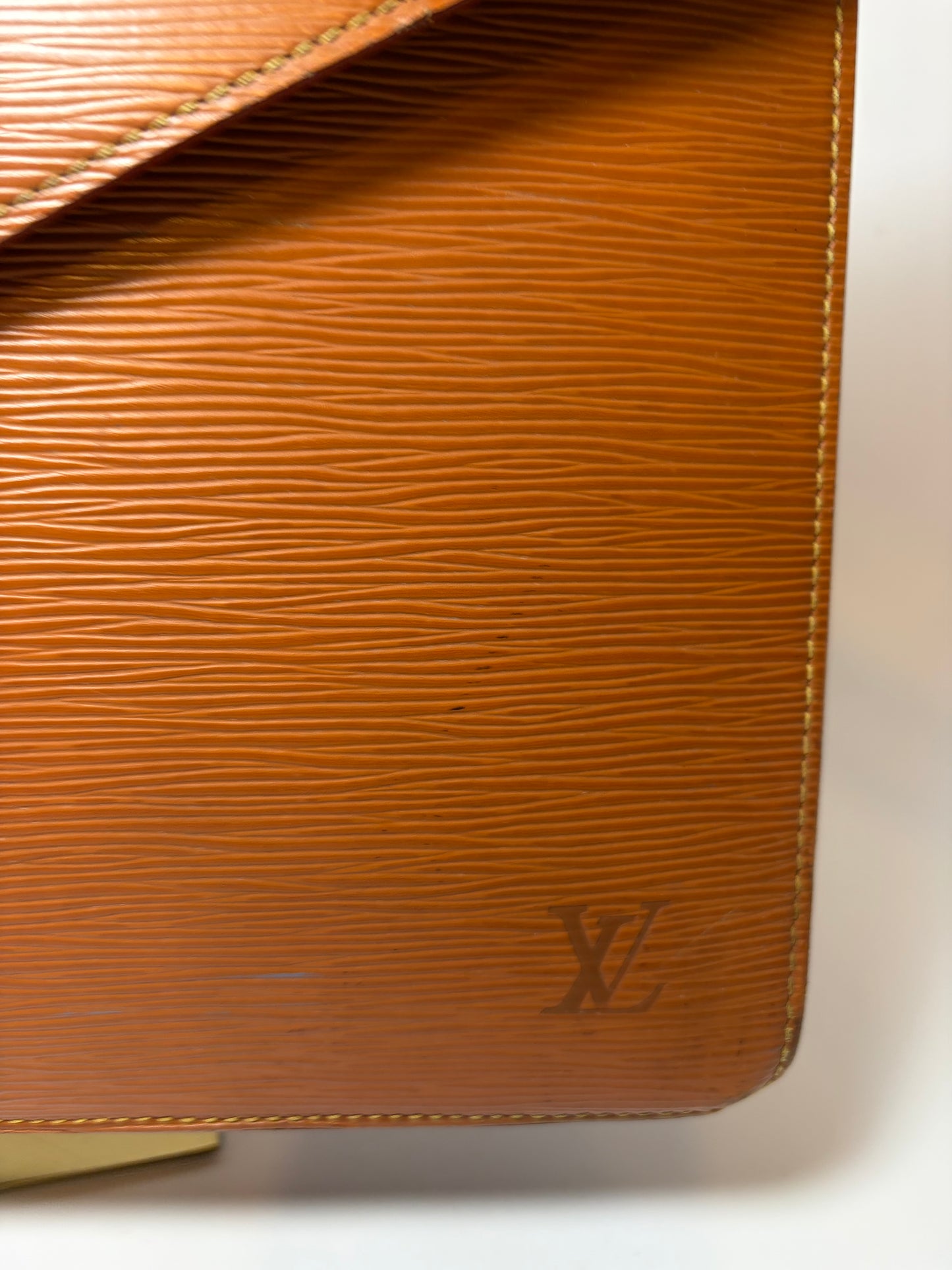 Louis Vuitton Cipango Brown Epi Leather Serviette Conseiller Briefcase/Laptop Holder