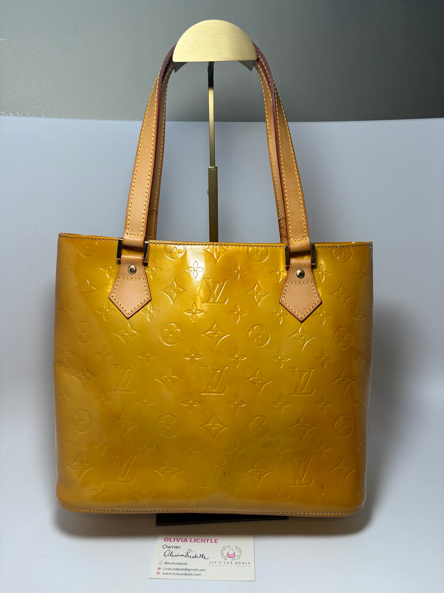 Louis Vuitton Vernis Leather Houston Tote