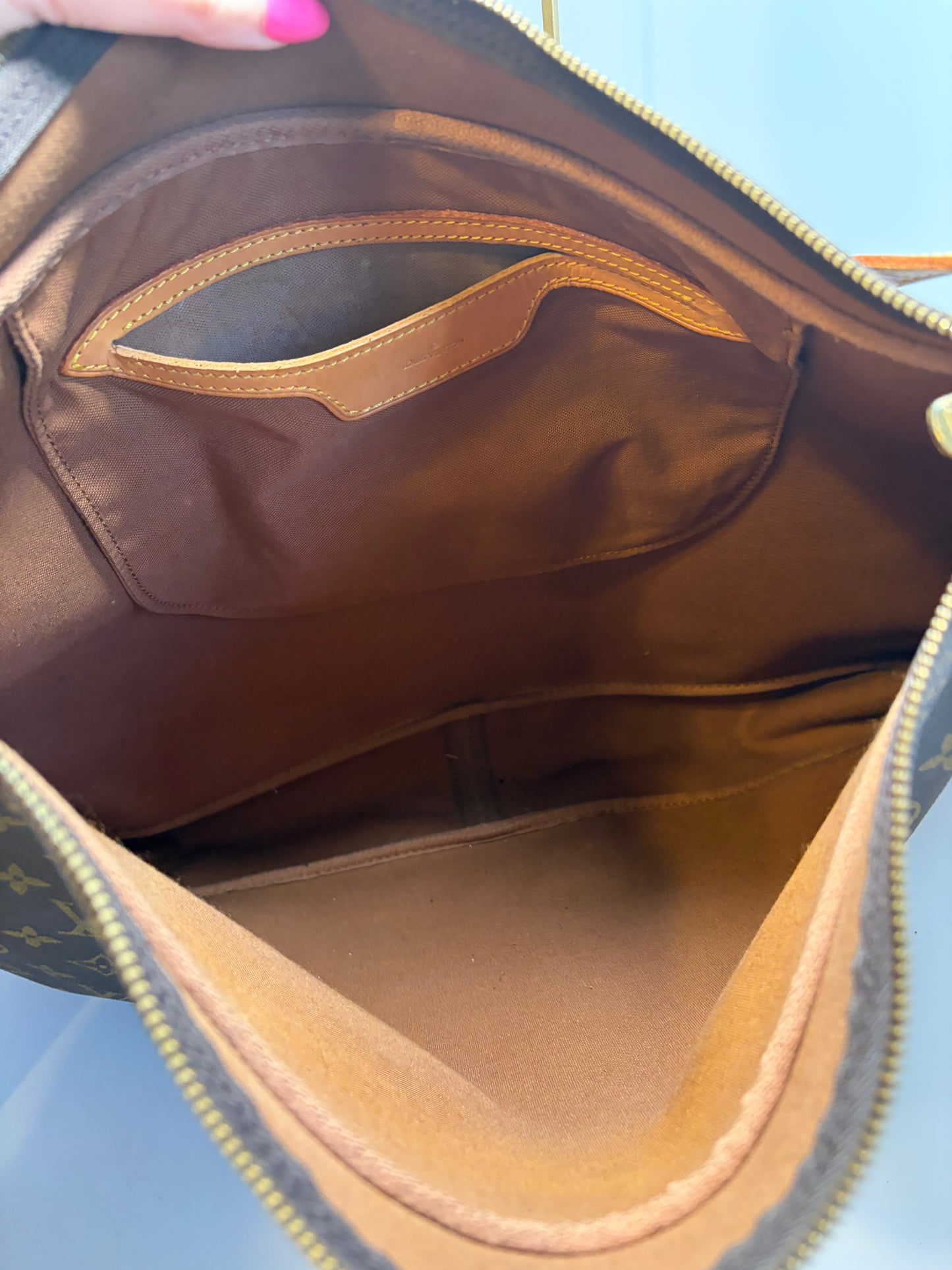 Louis Vuitton Promenade Monogram Shoulder Bag, Made in France April 1990
