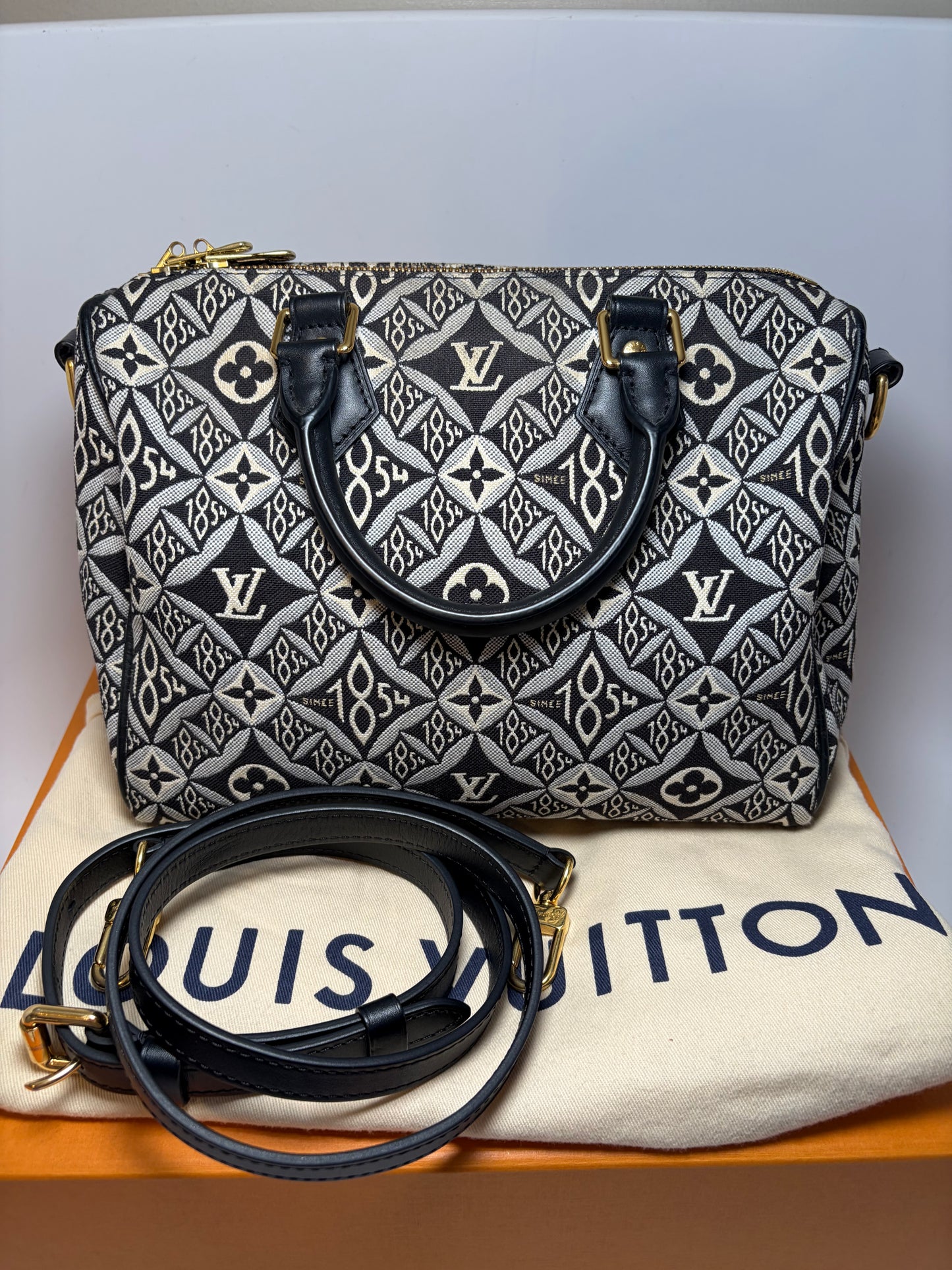 Louis Vuitton Speedy 25 Bandoulière 1854 Monogram Jacquard