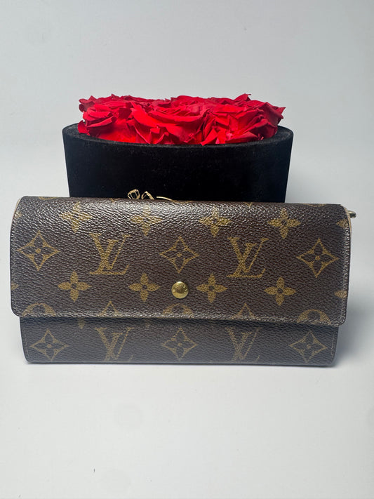 Louis Vuitton Sarah Monogram Wallet (Vintage- October 1991 in France)