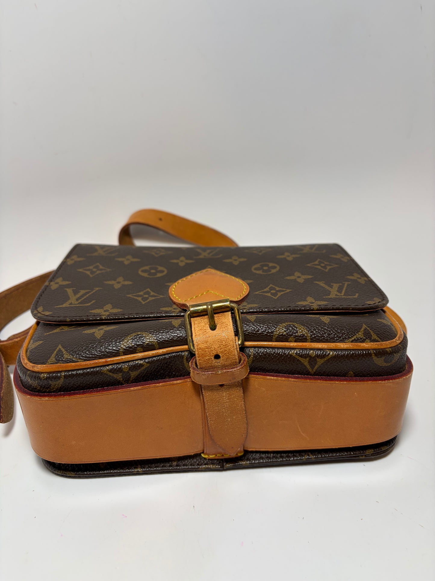 Louis Vuitton Cartouchière MM Monogram Crossbody/Shoulder Bag