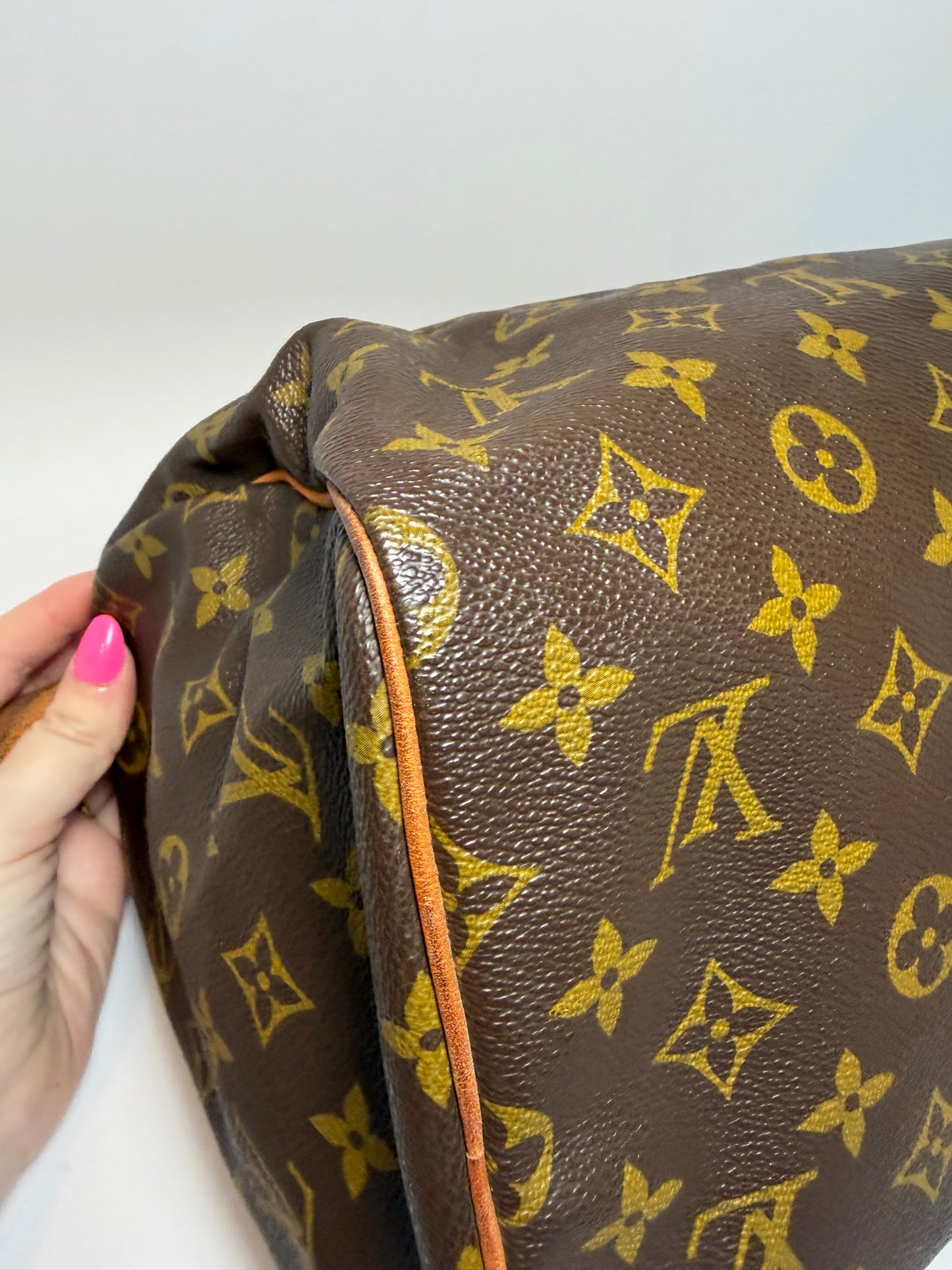Louis Vuitton Speedy 30 Monogram Vintage Pre Date Code 80s/70s w/COA