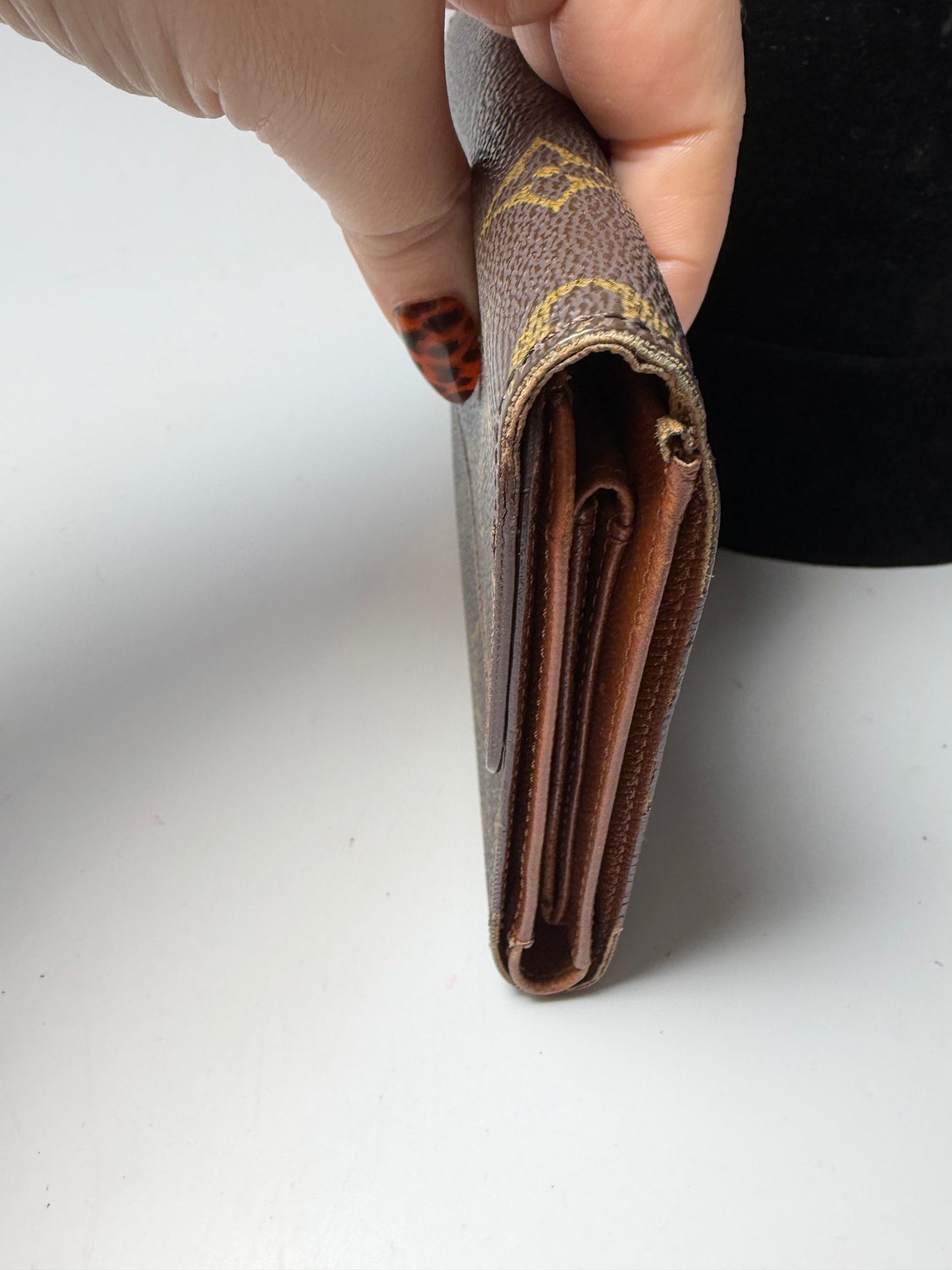 Louis Vuitton Porte Tressor Etui Papier Monogram Wallet