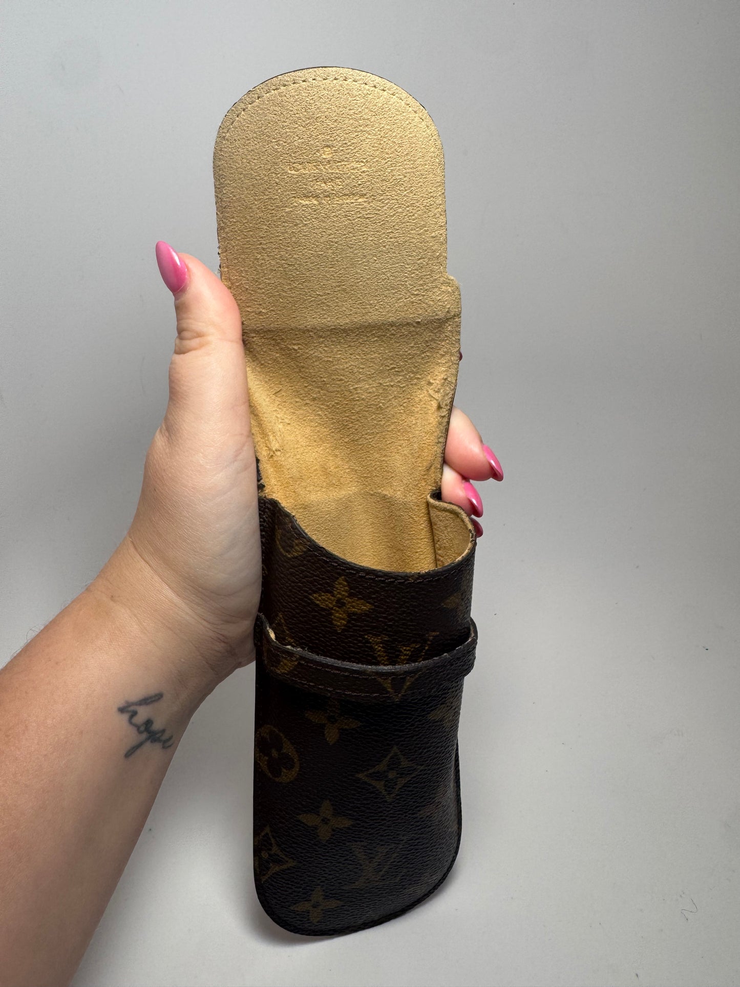 Louis Vuitton Monogram Sunglasses/Glasses Case Made in France January 2000