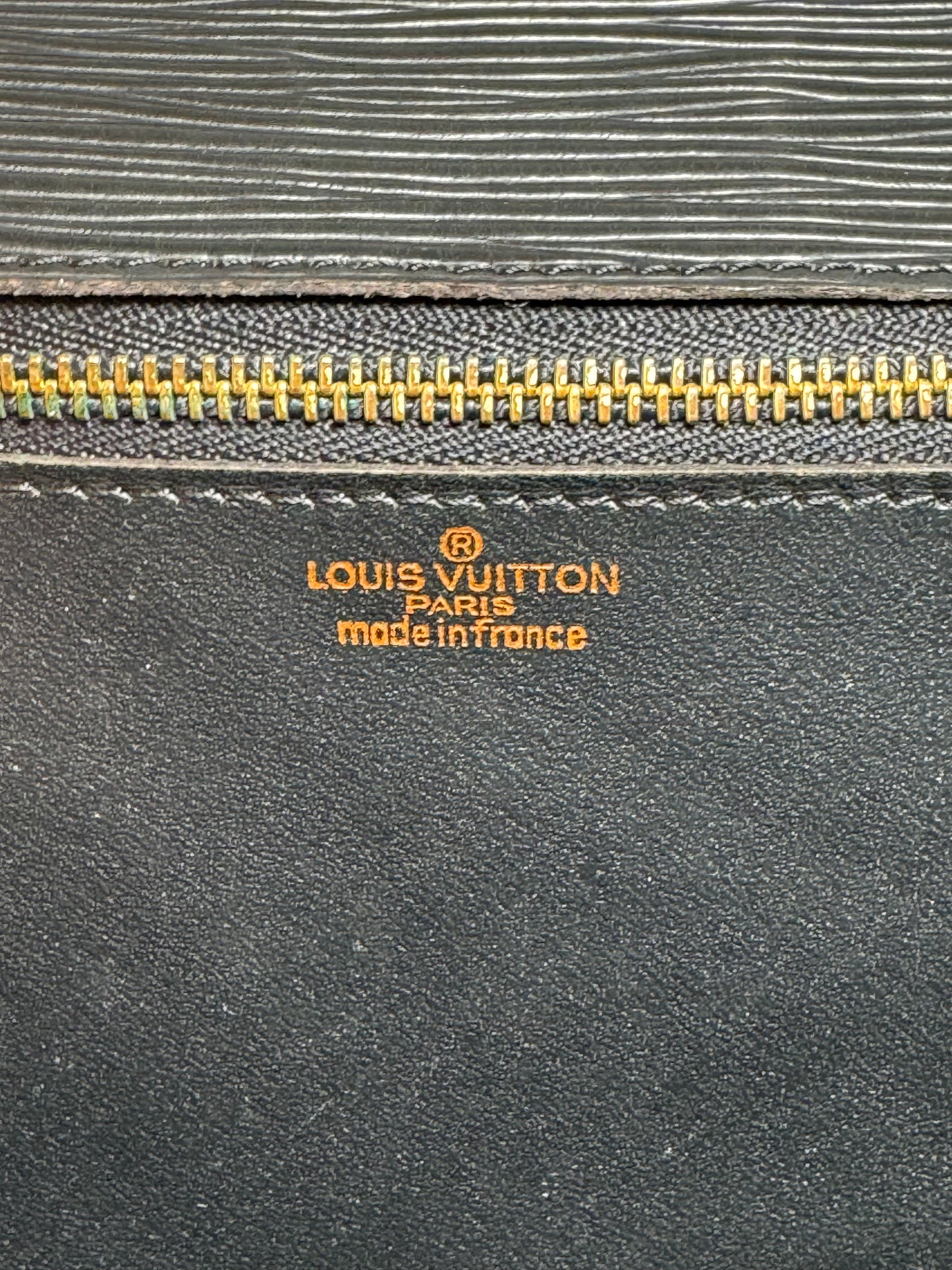 Louis Vuitton Black Epi Serie Draggone Clutch Bag