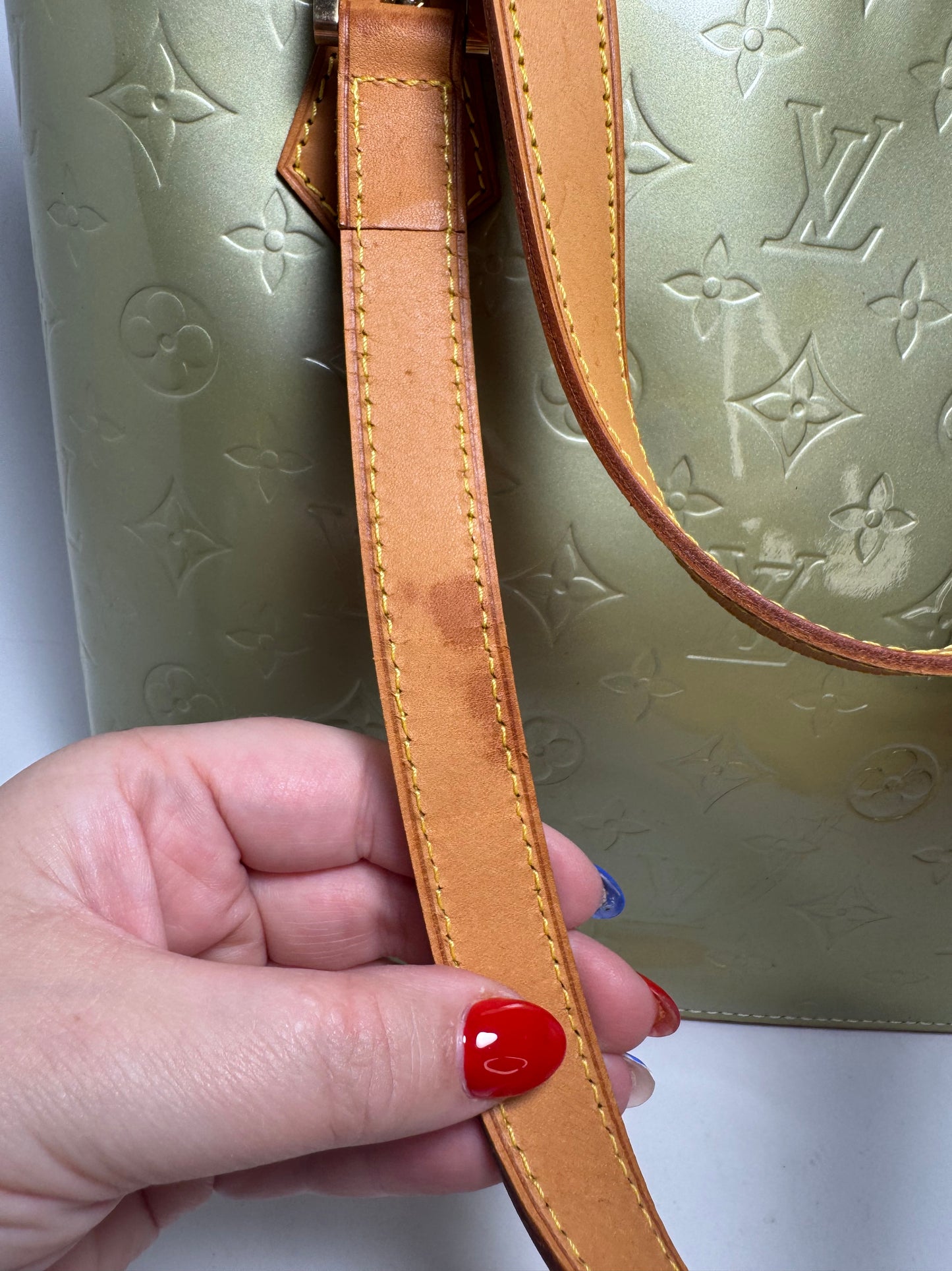 Louis Vuitton Houston Vernis Tote in Green
