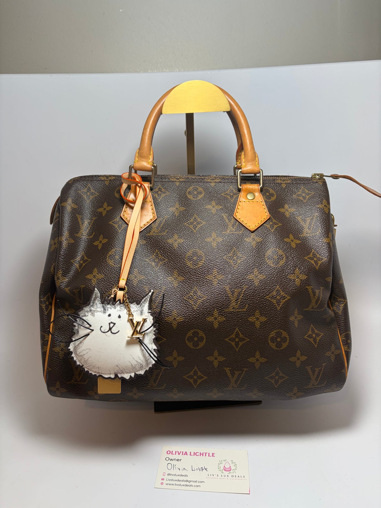 Louis Vuitton Cat Bag Charm Grace Coddington Collab NWT- Not Available Online