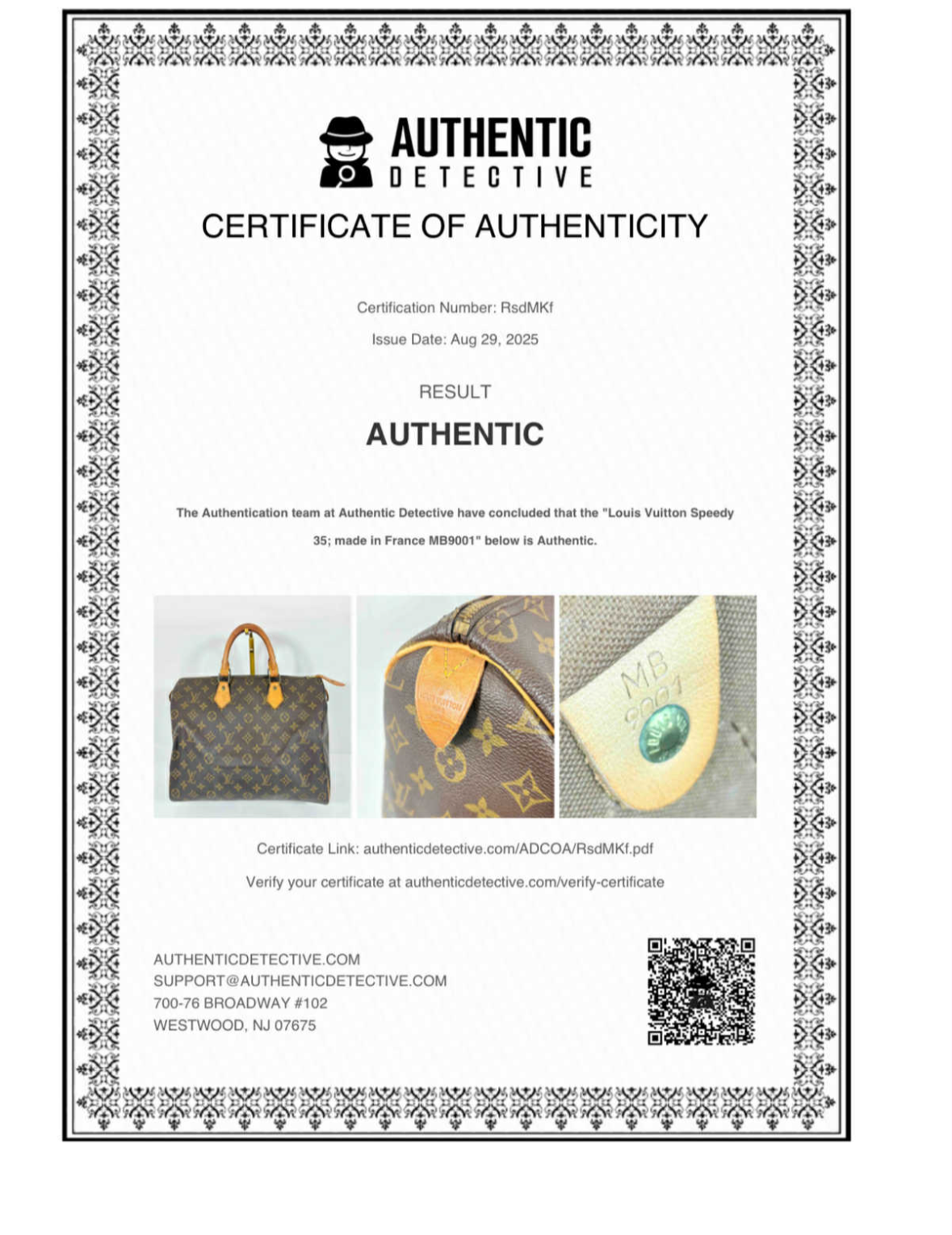 Louis Vuitton Speedy 35 Monogram