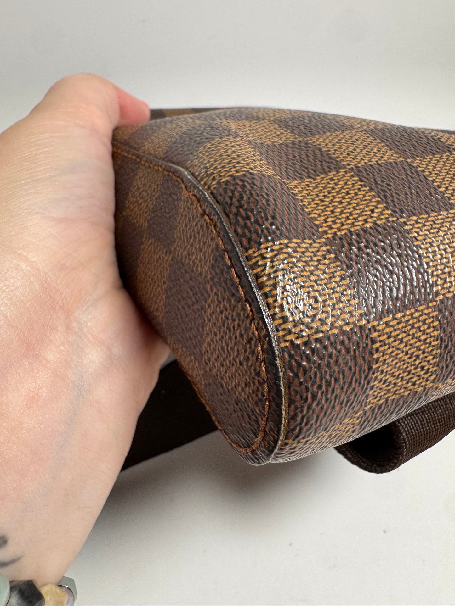 Louis Vuitton Geronimo Damier Ebene Bum Bag/Belt Bag