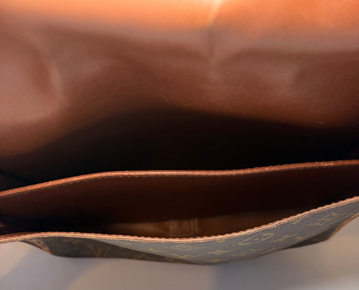 Louis Vuitton Cartouchière GM Monogram Crossbody, Made in France June 1989
