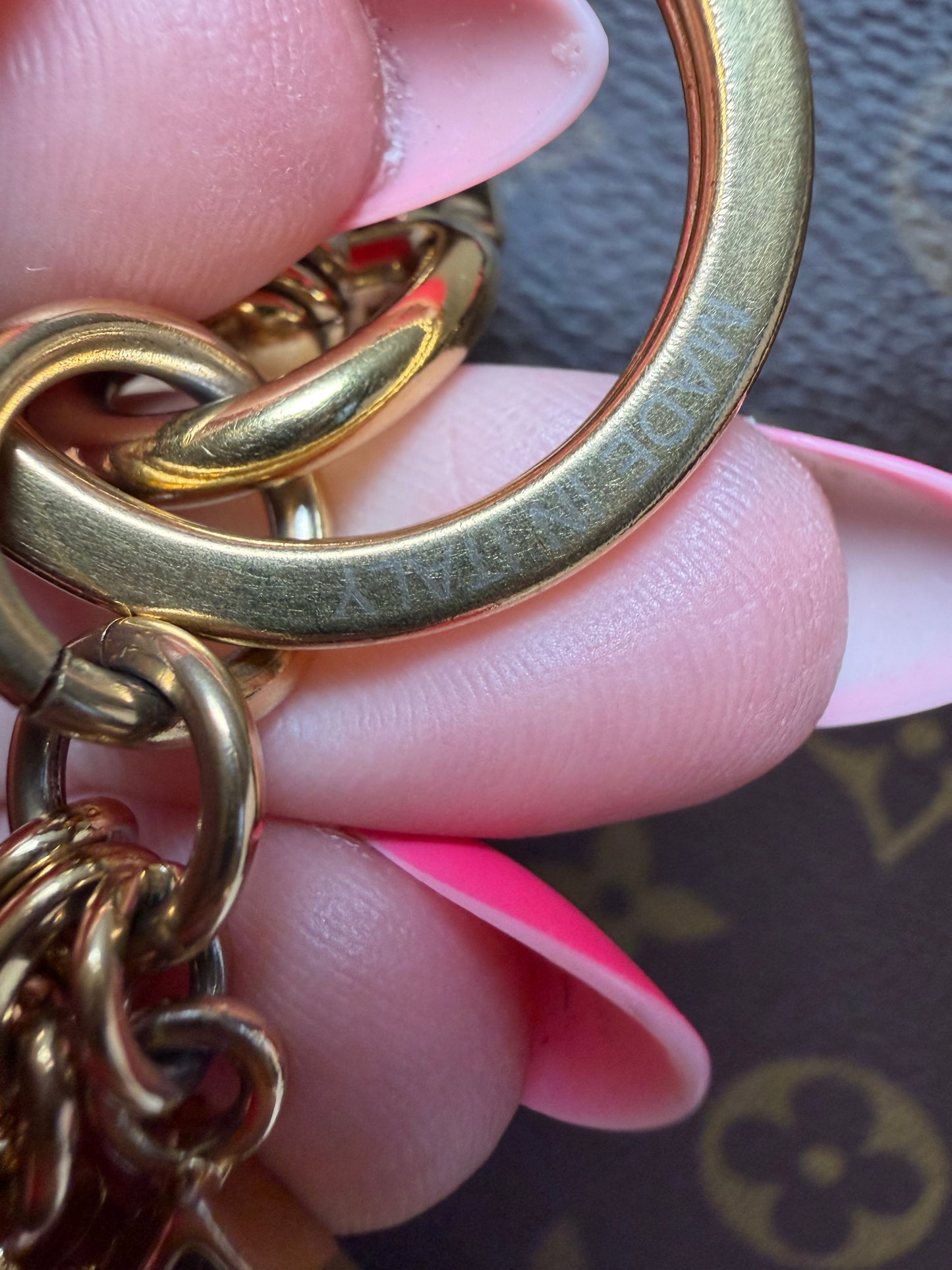 Louis Vuitton Spring Street Bag Charm and Key Holder w/COA & Dust Bag