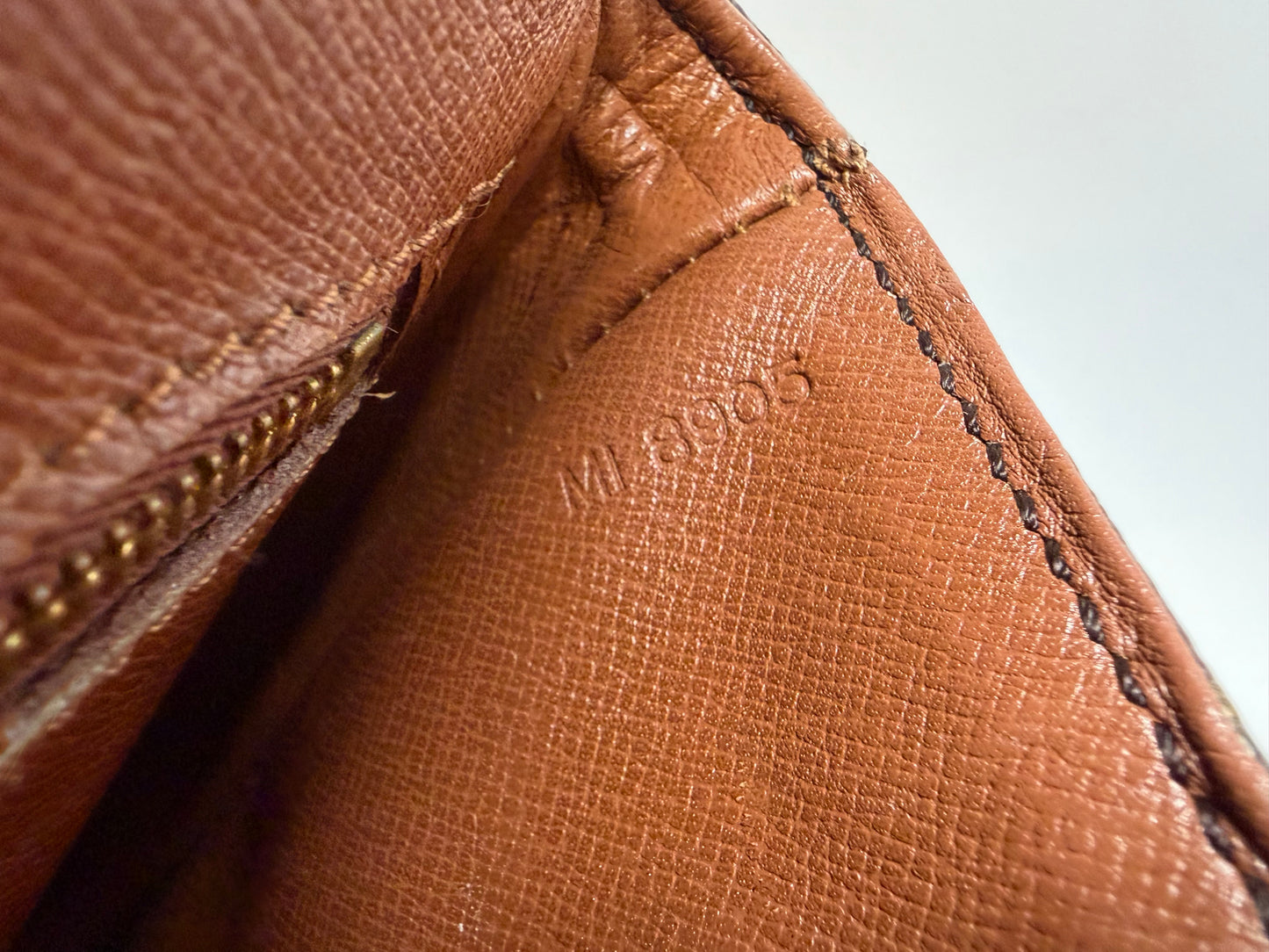 Louis Vuitton Chantilly PM Monogram Crossbody, Made in France May 1989