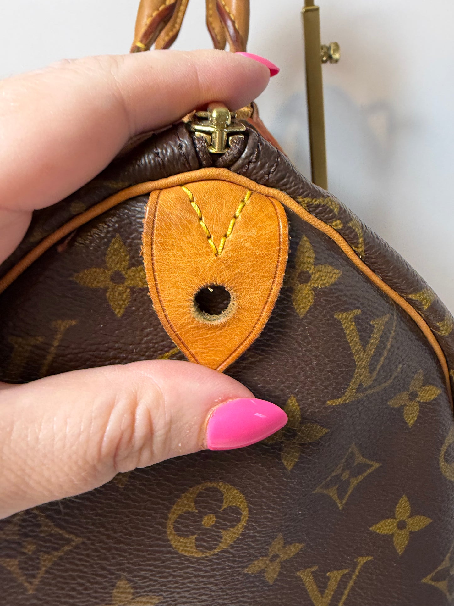 Louis Vuitton Speedy 40 Monogram, Made in France June 1994