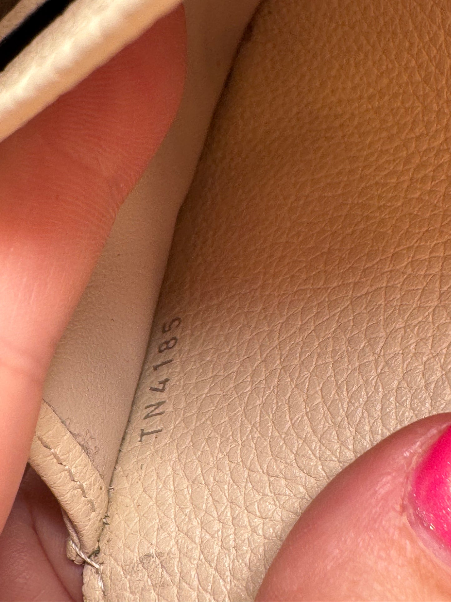 Louis Vuitton Mahina Perforated Monogram Leather Ivory Wallet