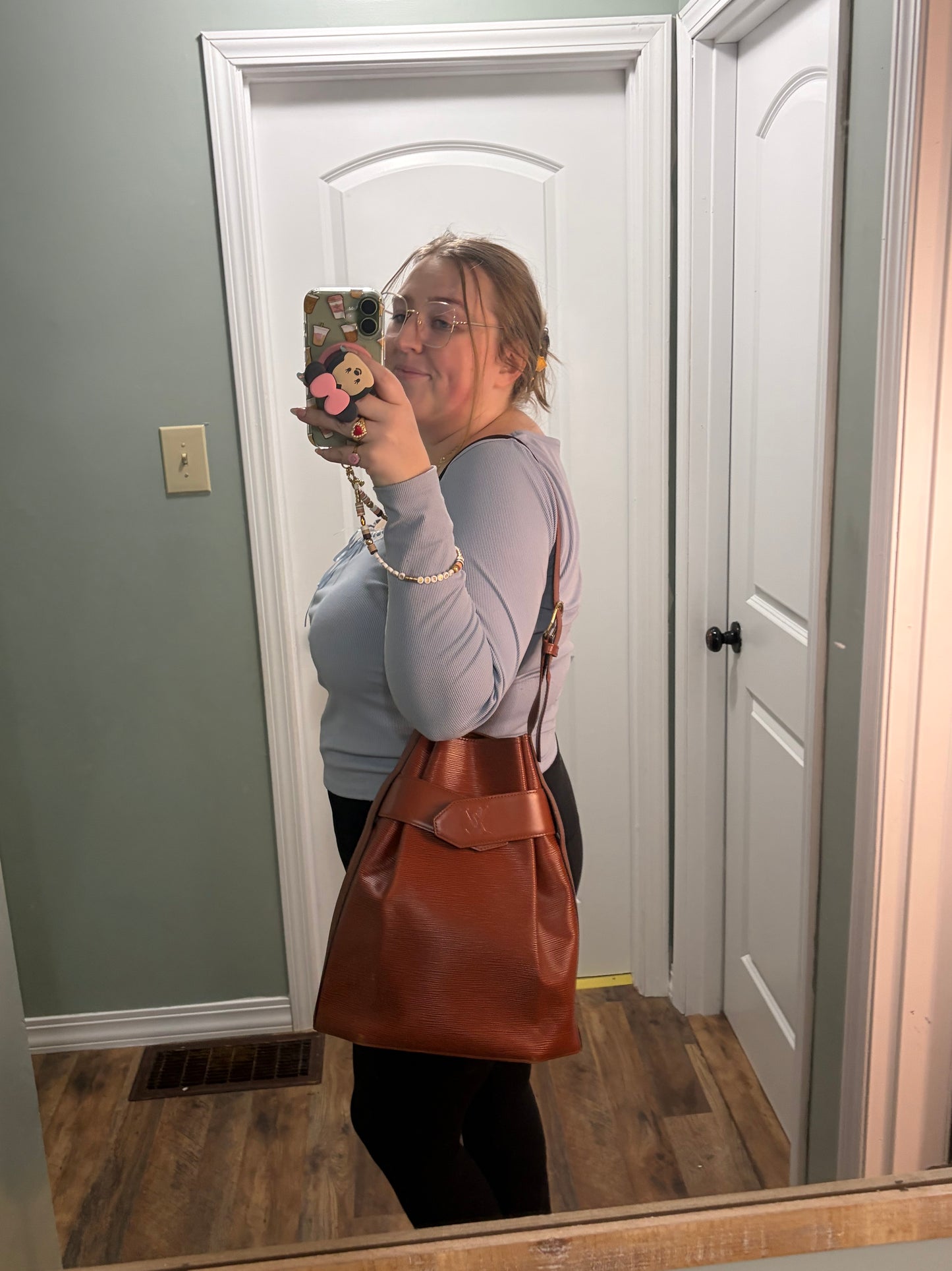 Louis Vuitton Epi Leather Sac Saint Paul GM Shoulder Bag Rouille
