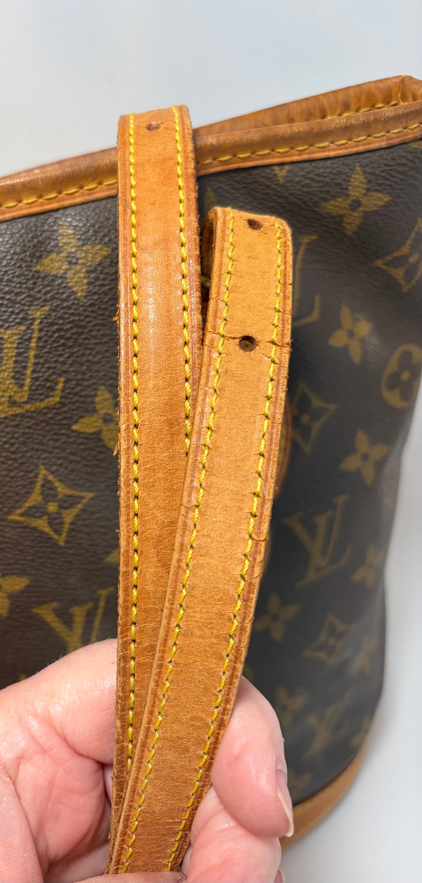 Louis Vuitton Petite Bucket Bag PM Monogram Tote