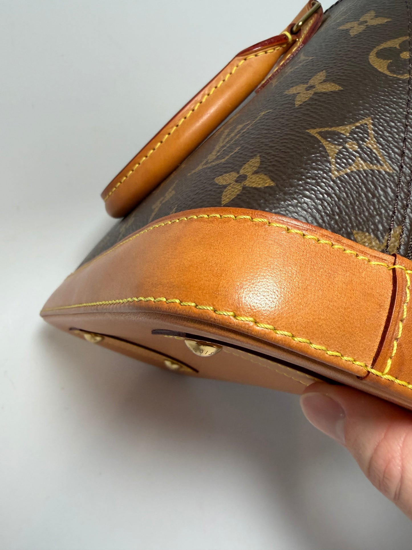 Louis Vuitton Alma BB Monogram with COA & Crossbody Strap