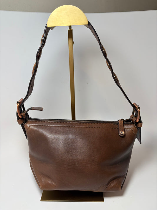 Vintage Celine Leather Shoulder Bag w/COA