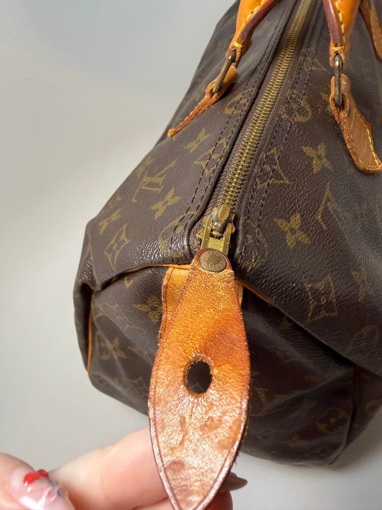 Louis Vuitton Speedy 35 Monogram, made in France Sept. 1994