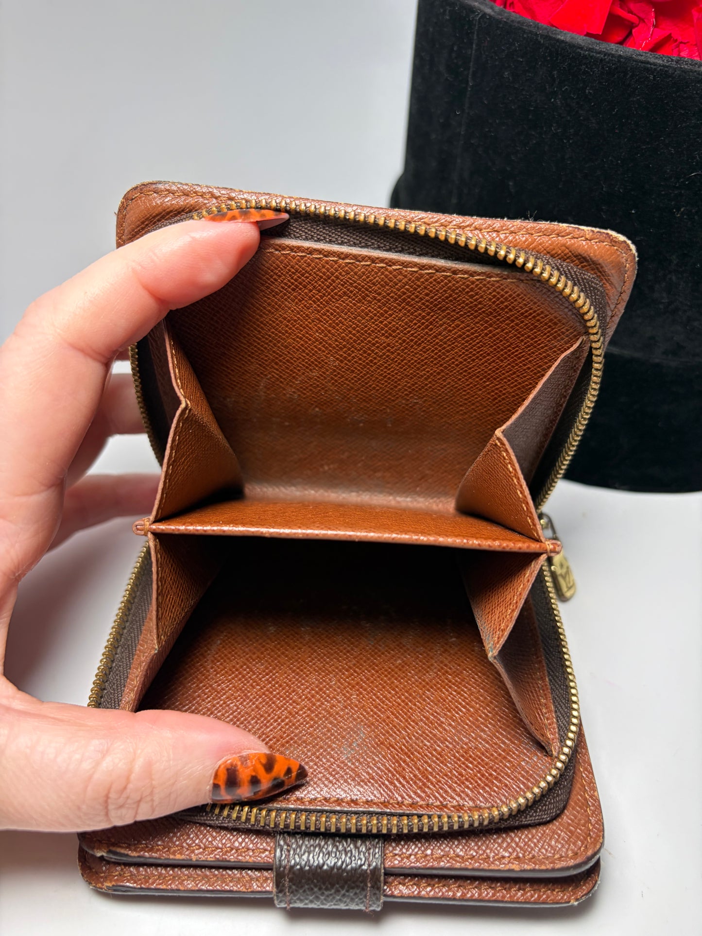 Louis Vuitton Monogram Zippy Compact Wallet