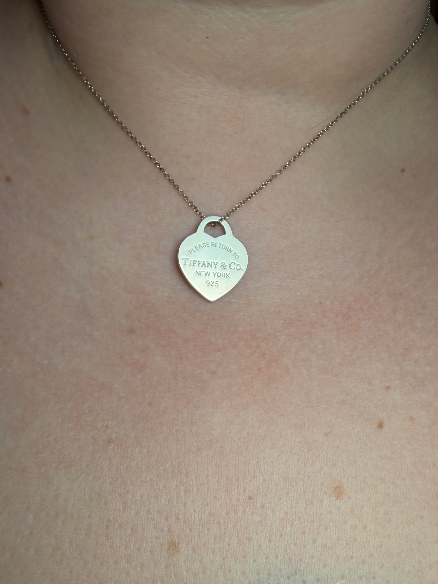 Tiffany & Co Return To Tiffany  Small Sterling Silver Necklace
