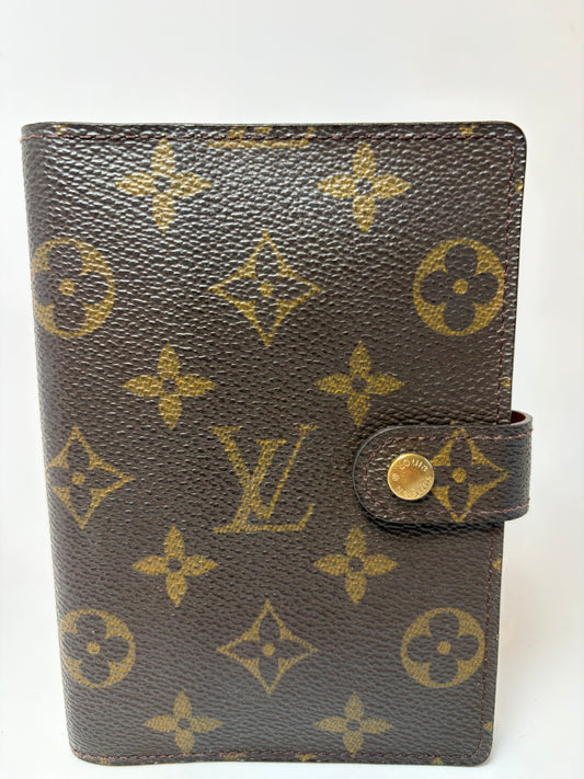 Louis Vuitton Agenda PM Monogram Planner/Passport Holder- made in 2000 in Spain