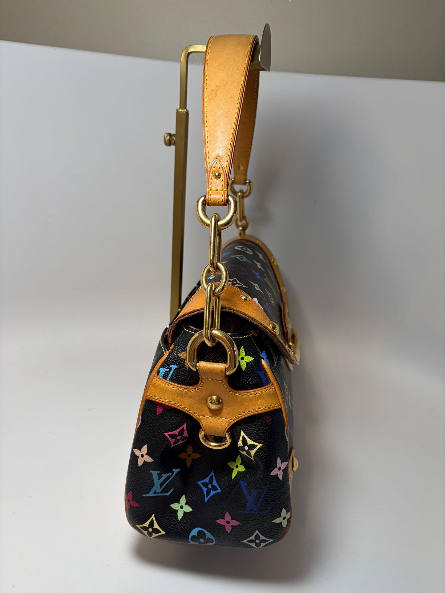 Louis Vuitton Beverly MM Black Multicolor Monogram