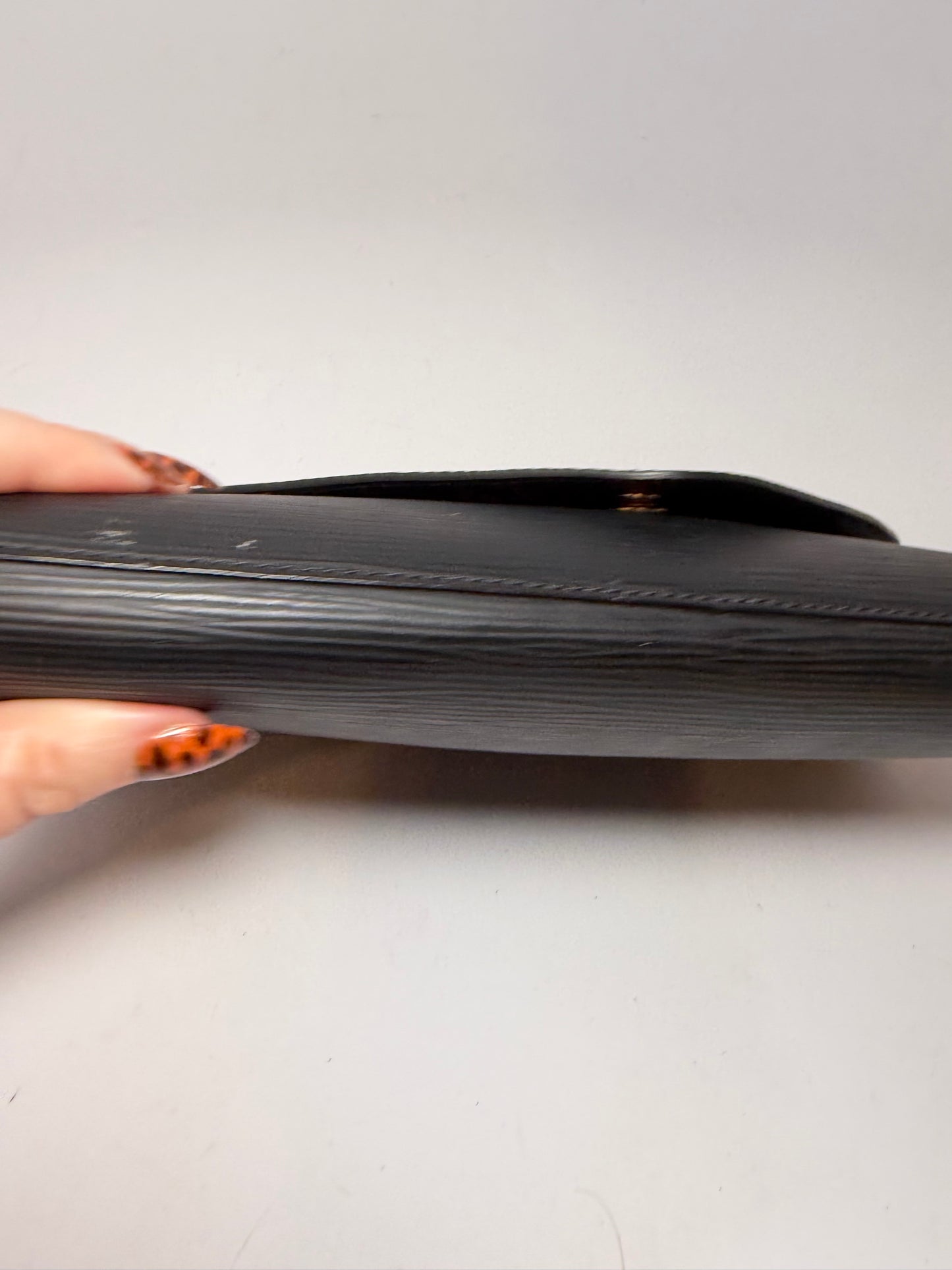 Louis Vuitton Epi Leather Art Deco Clutch Black