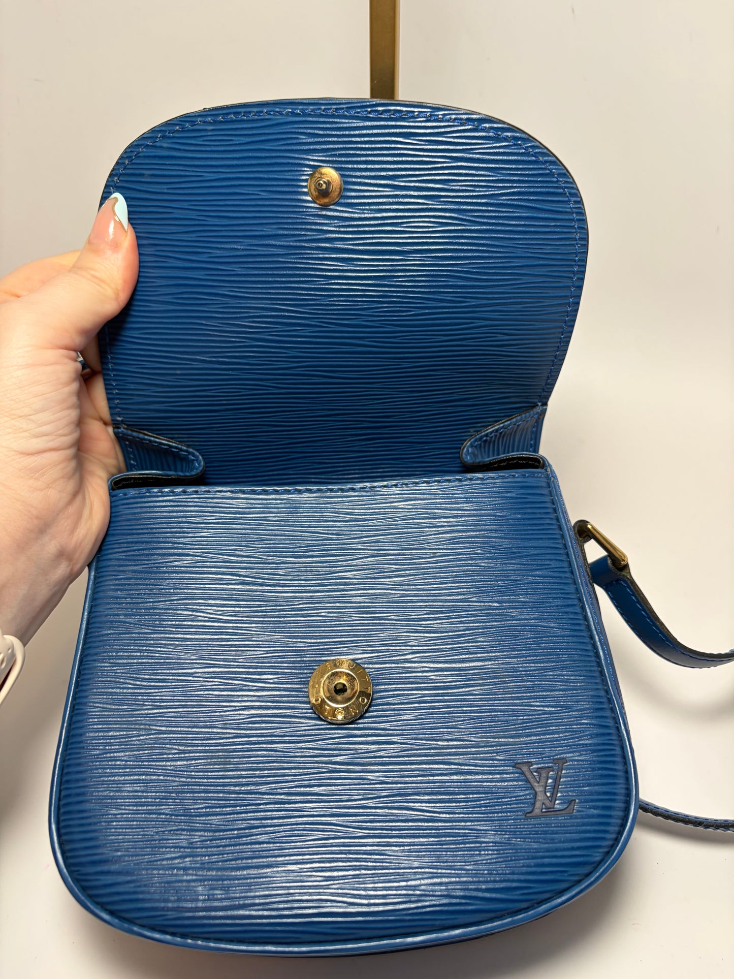 Louis Vuitton Royal Blue Epi Leather Mini Saint Cloud Crossbody