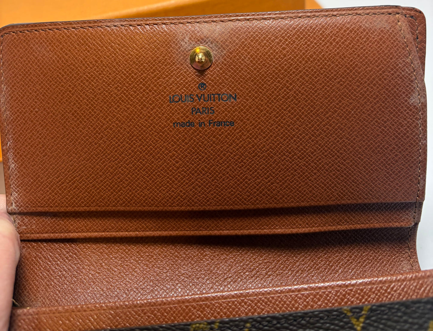 Louis Vuitton Porte Monnaie Tressor Monogram Wallet