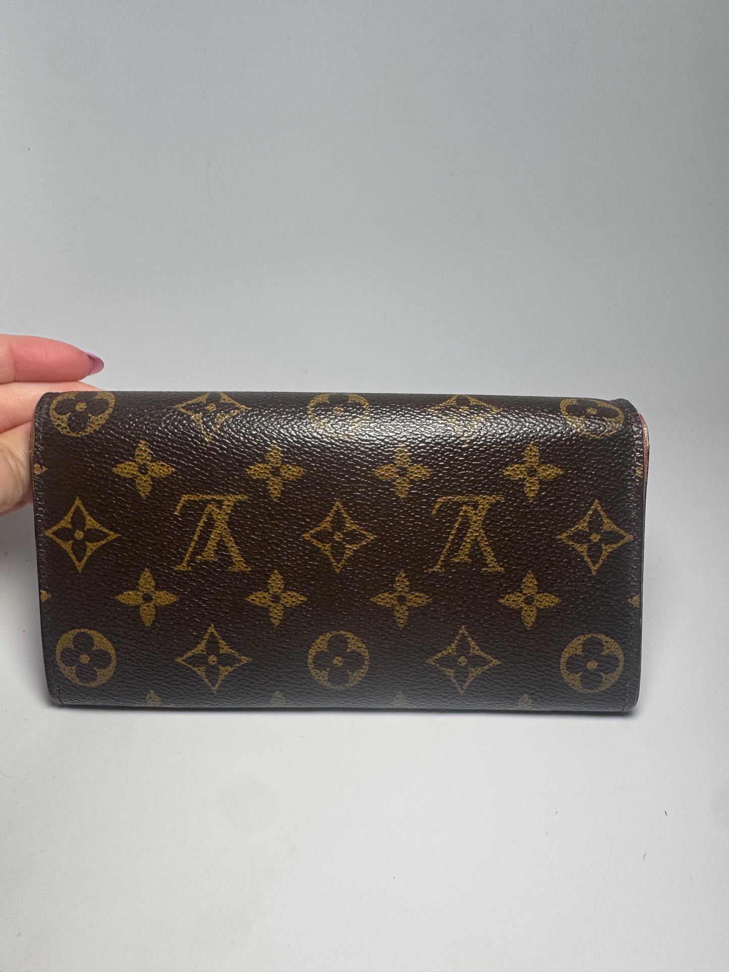 Louis Vuitton Porte Monnaie Credit Card Wallet Monogram- Made in Spain 2006