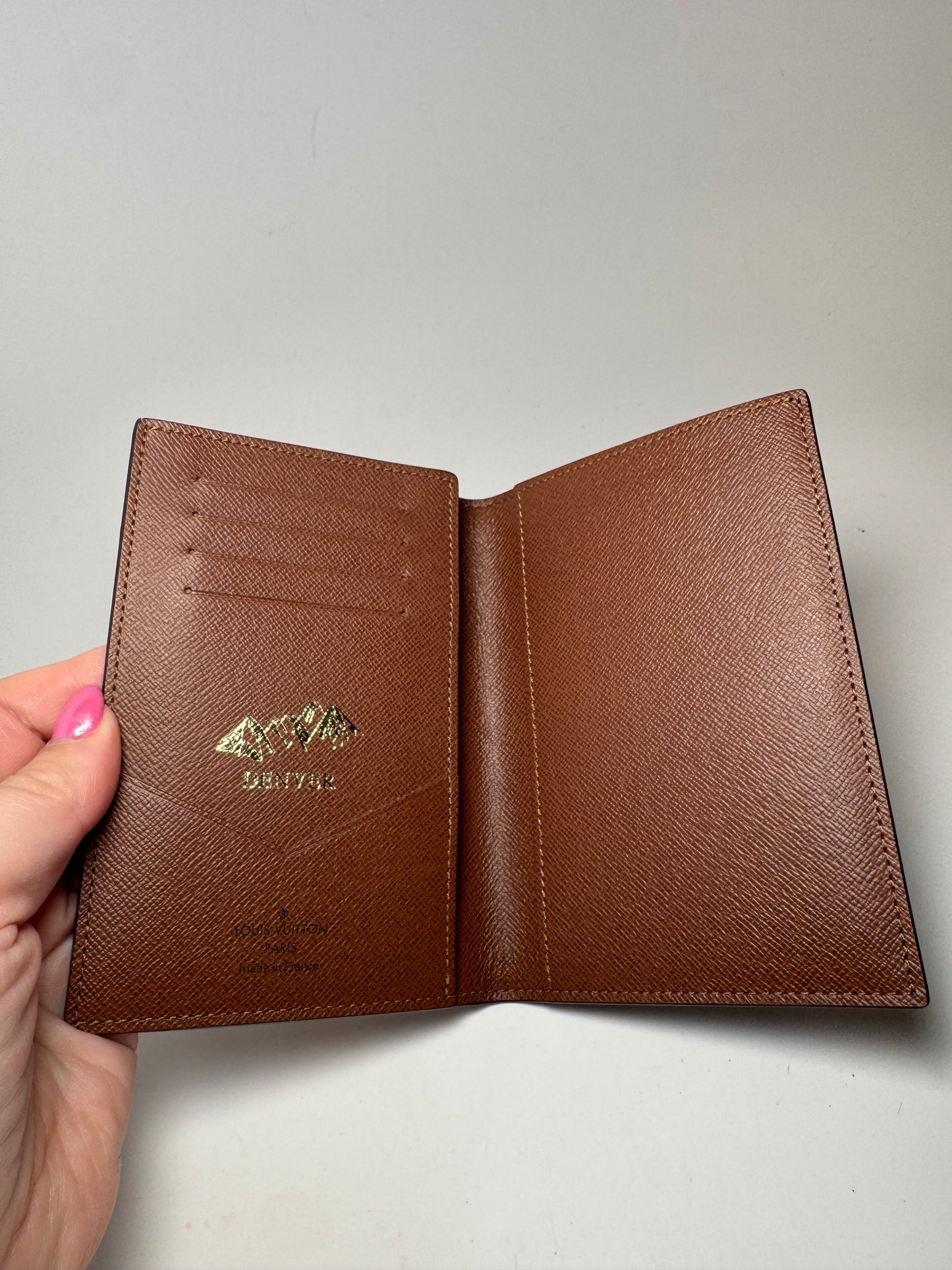Louis Vuitton Passport Cover Monogram- Microchipped