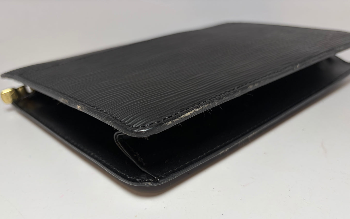 Louis Vuitton Pochette Homme Clutch Black Epi Leather