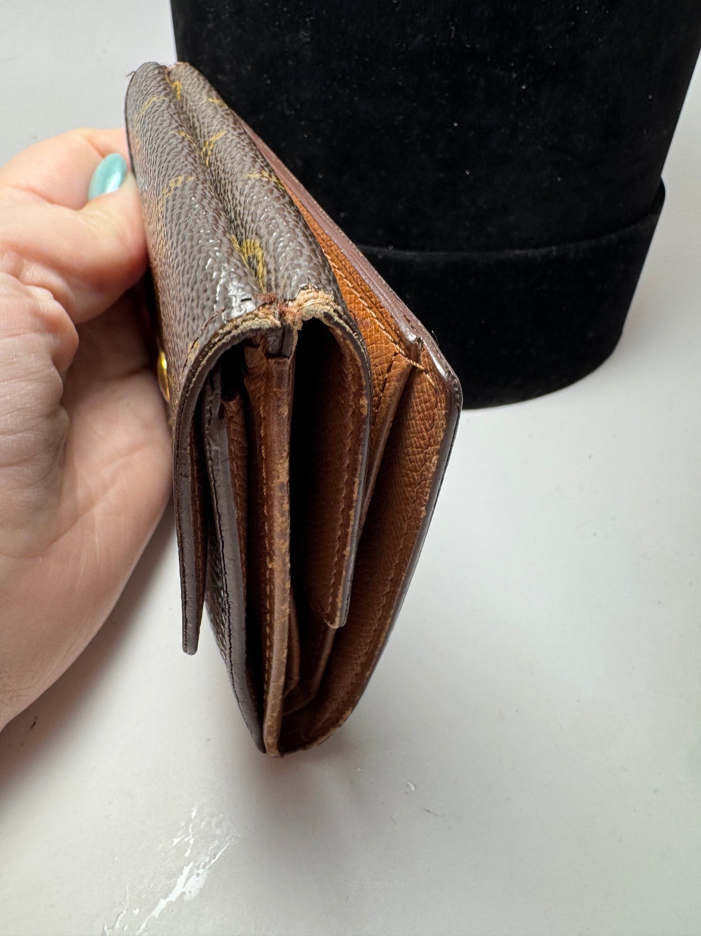 Louis Vuitton Elise Monogram Wallet- Fair Condition 1987 in France