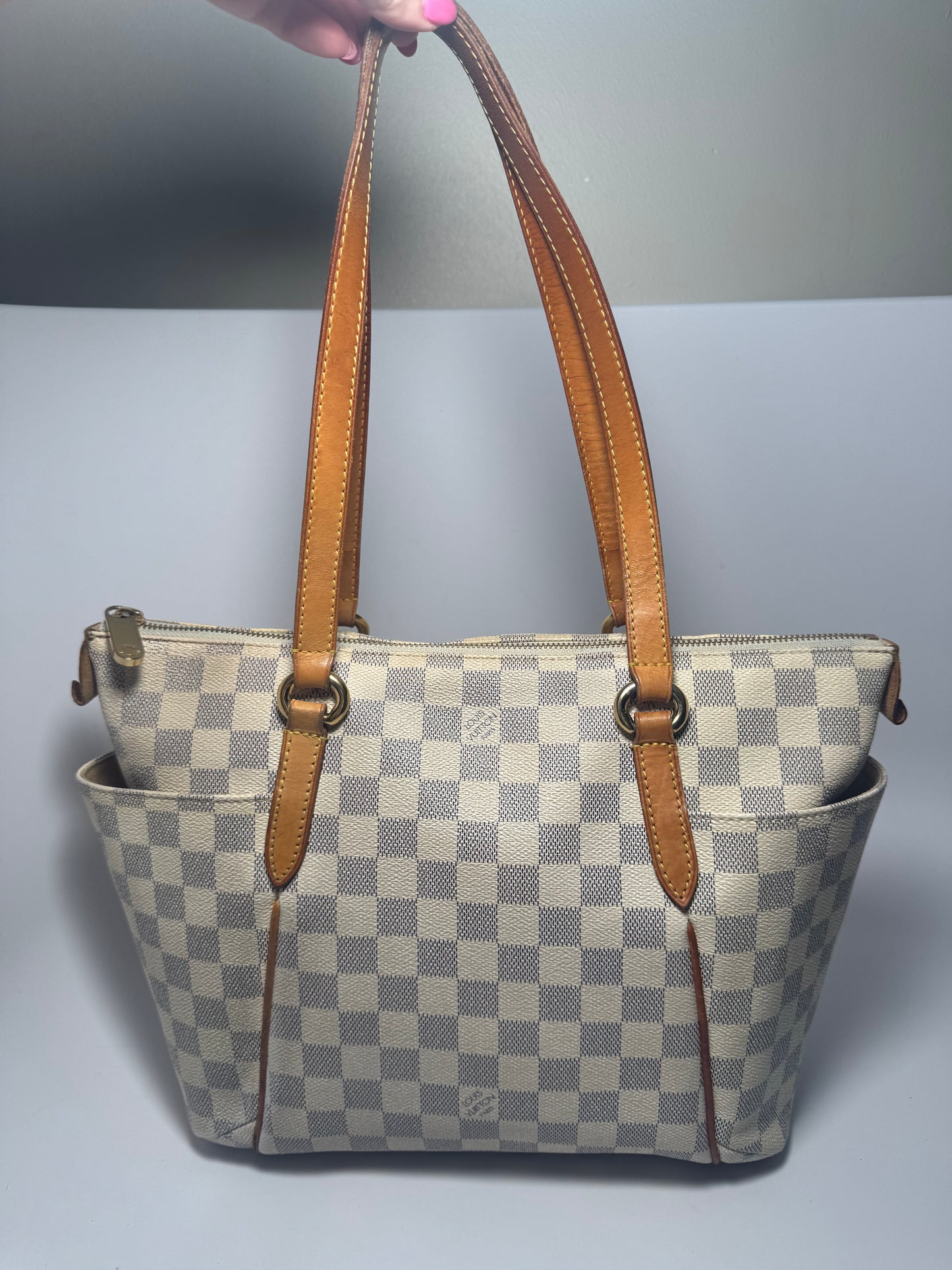 Louis Vuitton Totally PM in Damier Azur Tote Made in 2009 in France