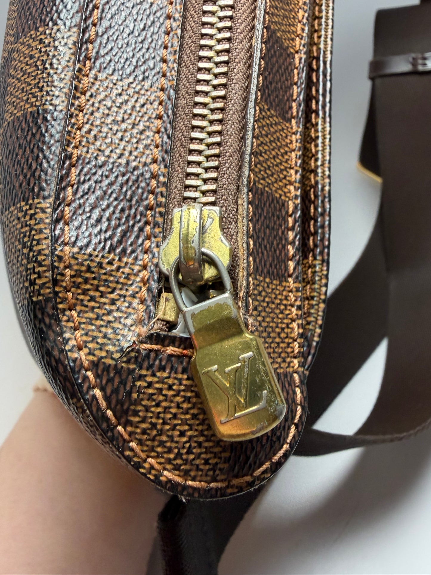 Louis Vuitton Geronimo Belt Bag/Bum Bag Damier Ebene