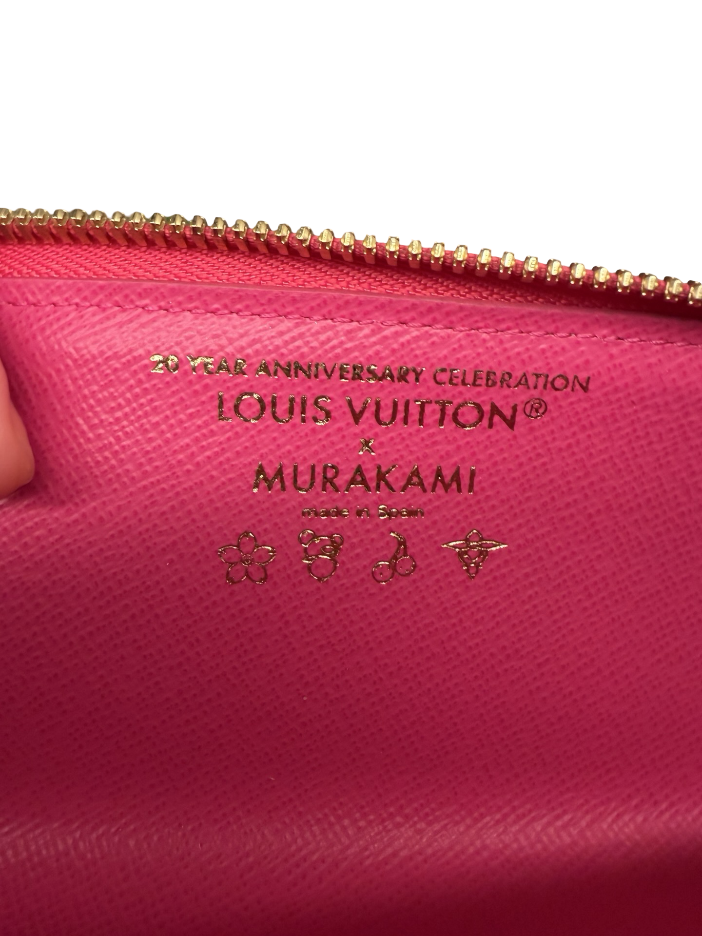Louis Vuitton x Murakami Multicolor Charlotte Pencil Case/Pouch EUC W/box