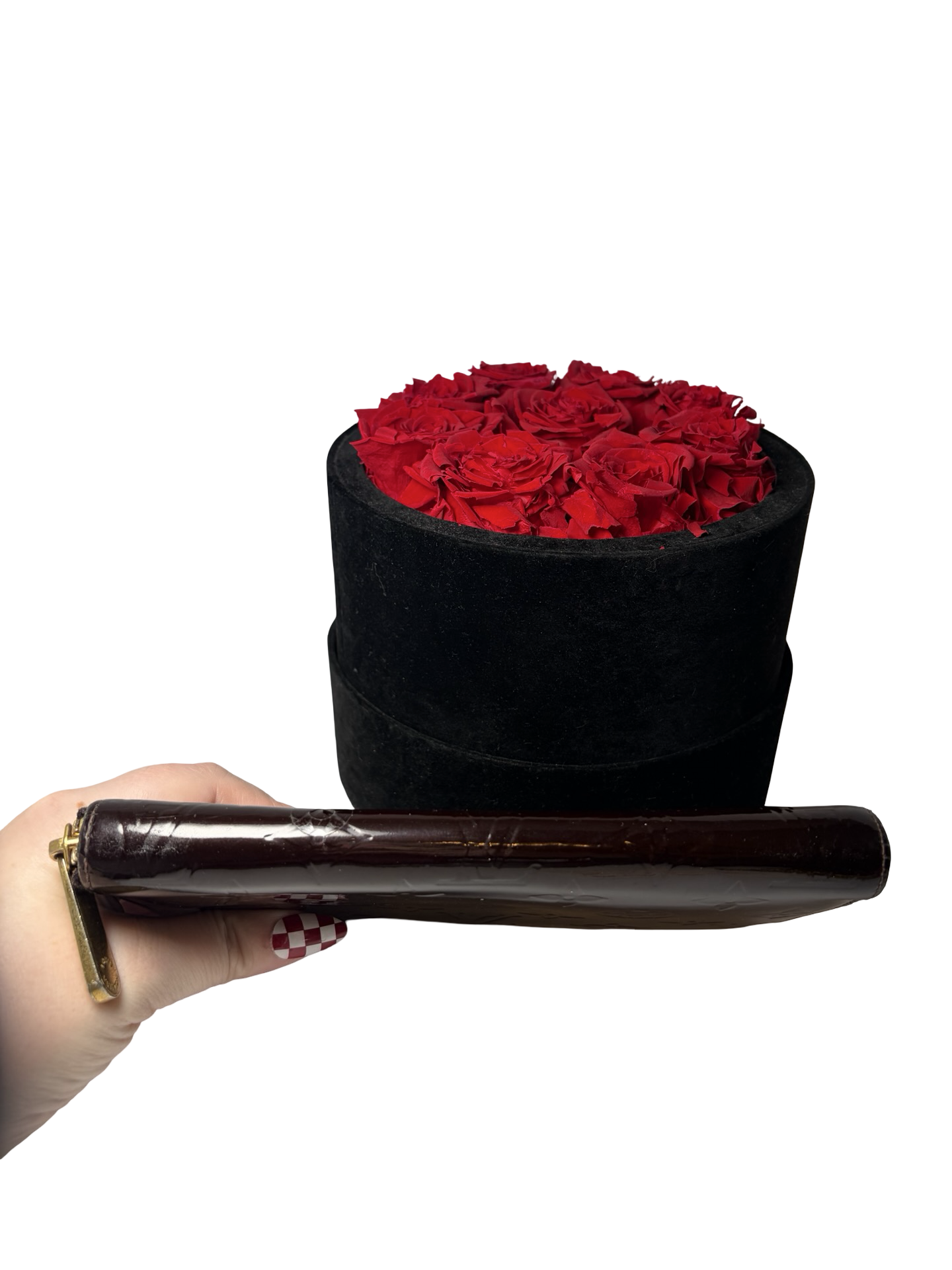 Louis Vuitton Plum Vernis Leather Zippy Wallet