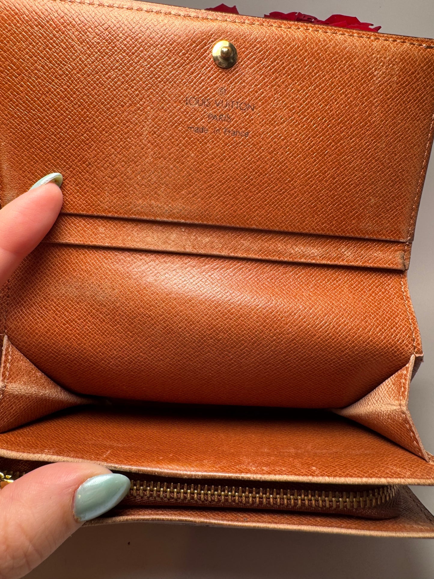 Louis Vuitton Monogram Porte Monnaie Tressor Wallet