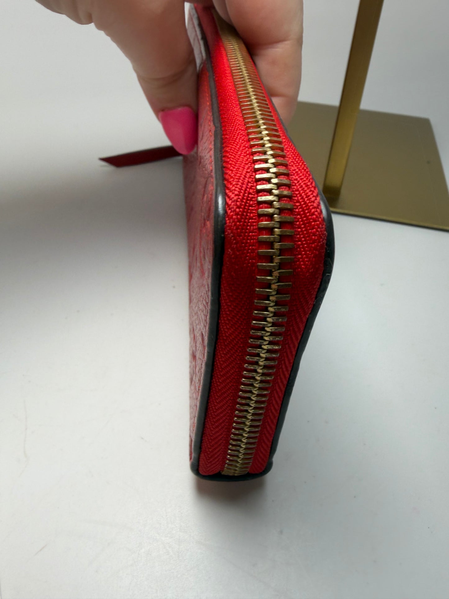 Louis Vuitton Empriente Monogram Zippy Wallet Cherry Red