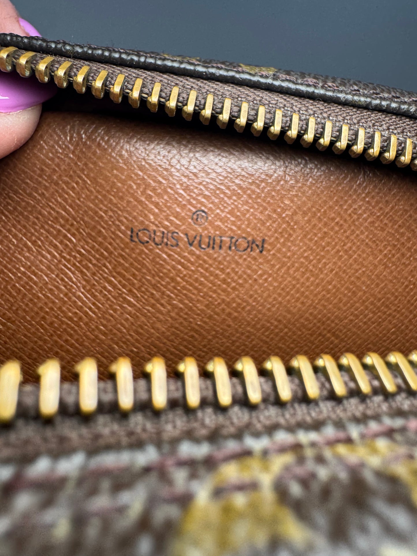 Louis Vuitton Mini Amazon Crossbody Made in France April of 1990